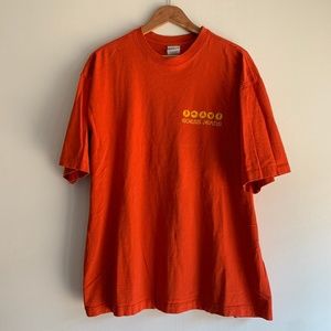 GUESS JEANS Vintage 90's Kung Fu Orange t-shirt